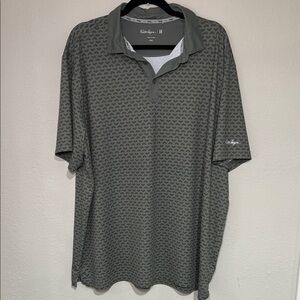 Walter Hagen olive green Men's golf Polo